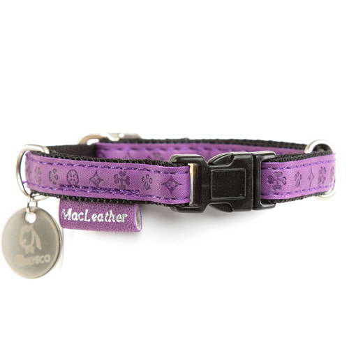 MacLeather Classic collar para perros lila image number null