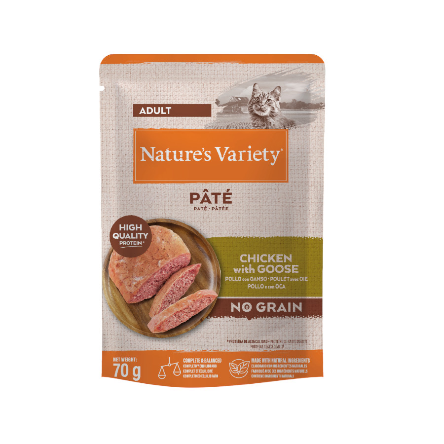 Imagen de Nature’s Variety Paté Pollo y Ganso para Gatos 70 g