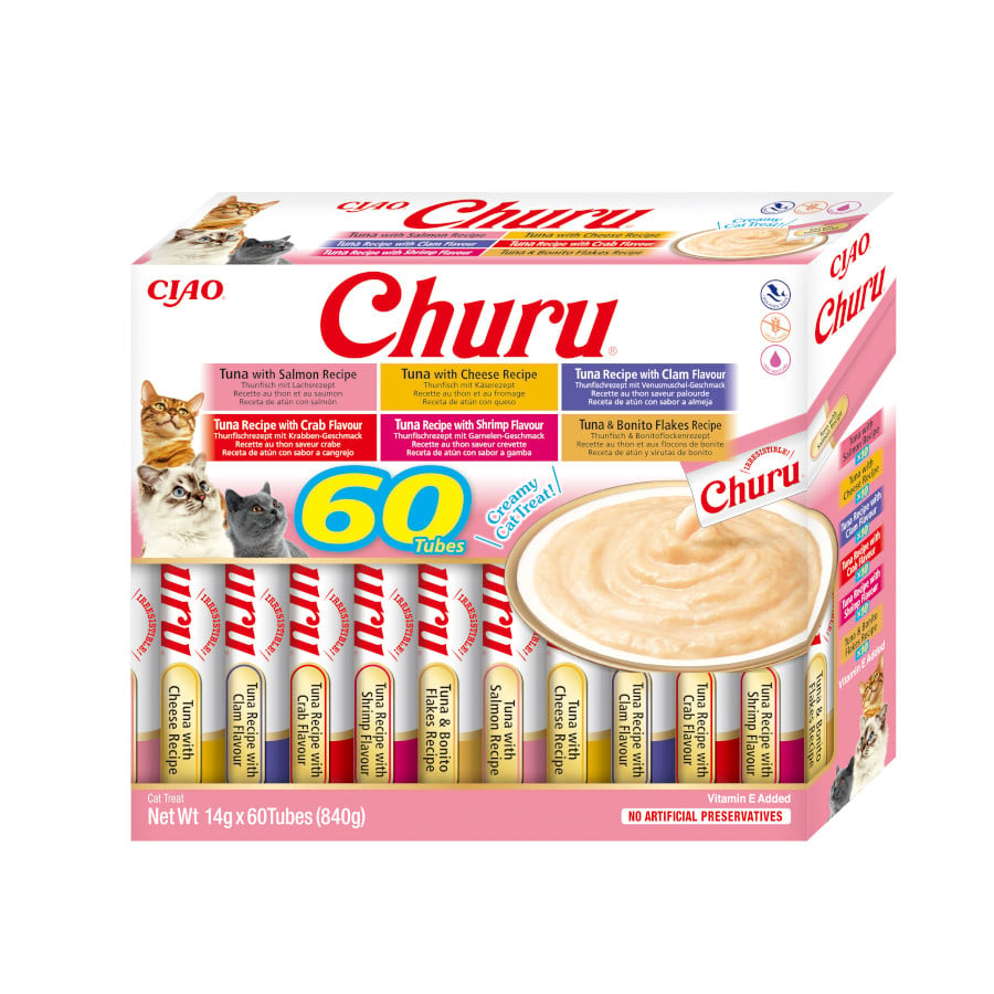 Imagen de CHURU Snacks Variedades De Atun para Gatos