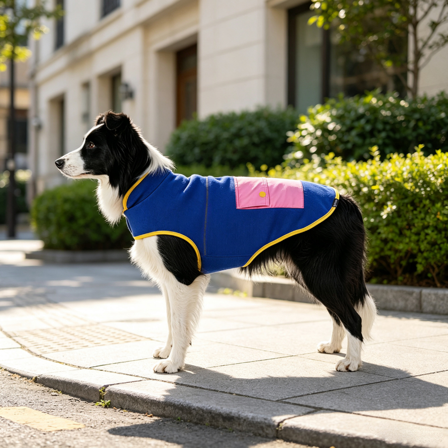 Gotoo Chaqueta Azul con Bolsillo para perros