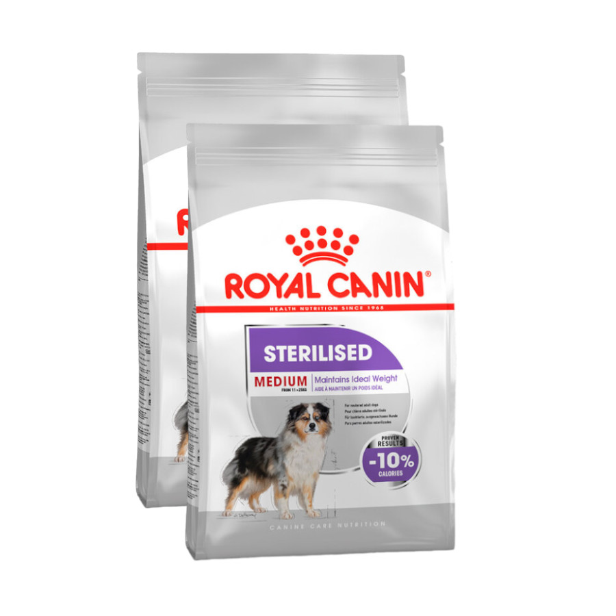 Royal Canin Sterilised Medium pienso para perros ¡Pack ahorro!