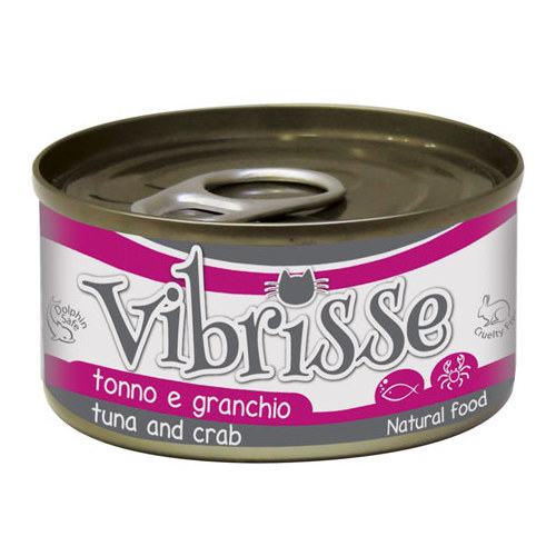Imagen de Vibrisse Comida Húmeda para Gatos de Atún y Cangrejo