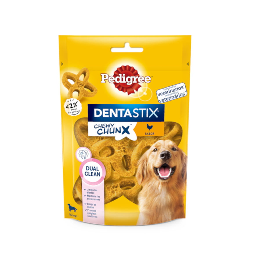 Pedigree Snacks Dentales Dentastix Chewy ChunX para perros de razas grandes