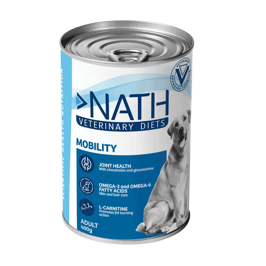 Nath Veterinary Diets Mobility Pavo y Atún lata para perros ¡Pack ahorro!