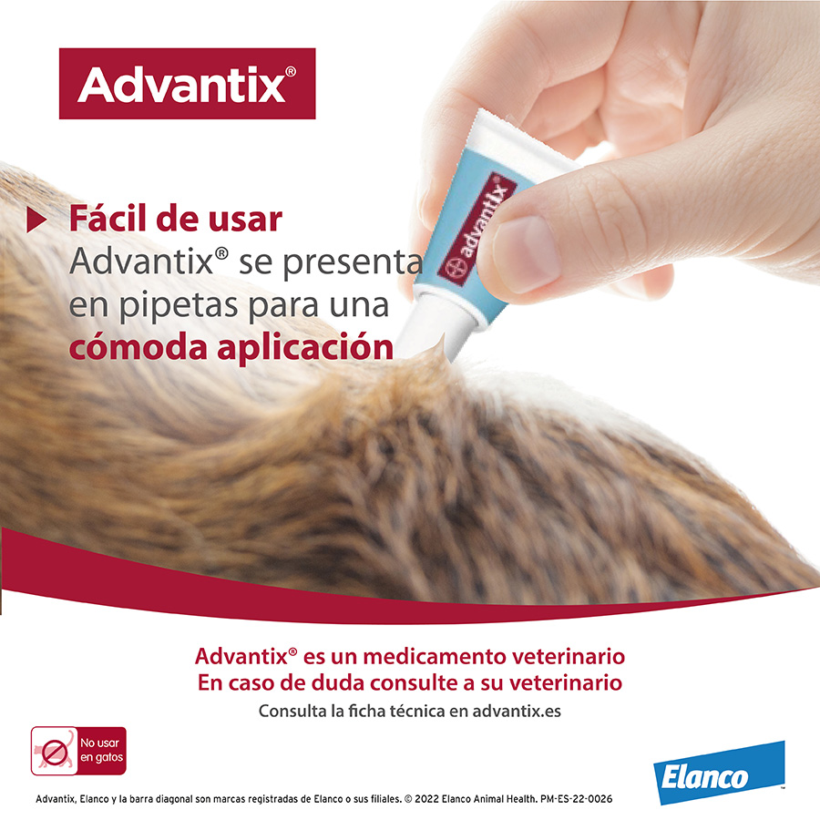 Bayer Advantix Pipetas Antiparasitarias para perros - Pack 4, , large image number null