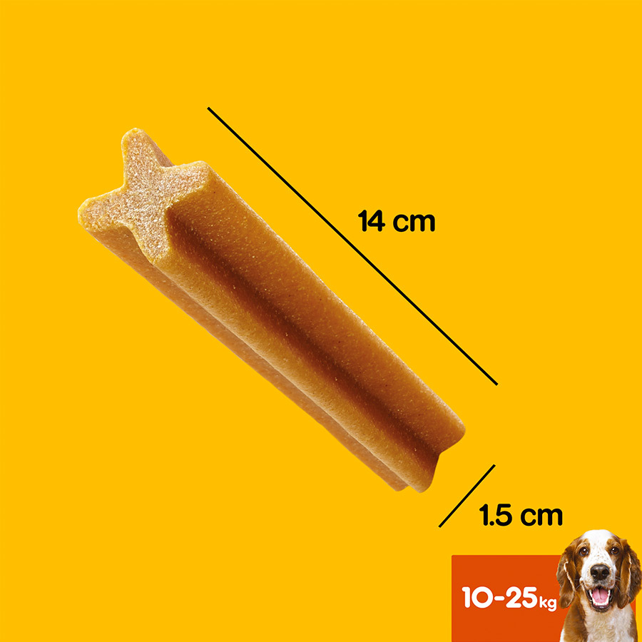 Pedigree Snacks DentaStix para perros de razas medianas, , large image number null