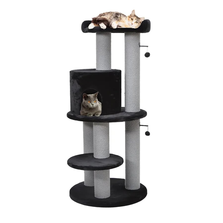 Imagen de Flamingo Hattie Árbol Rascador Negro para gatos