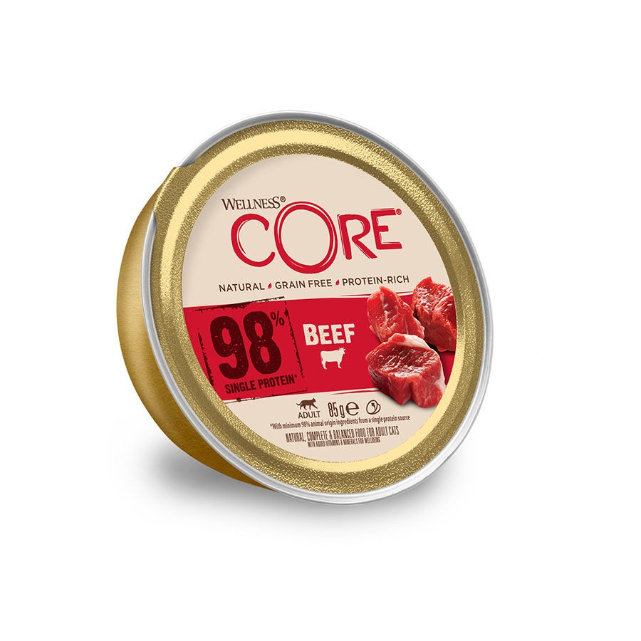 Imagen de Wellness Core Adult Single Protein Ternera tarrina para gatos