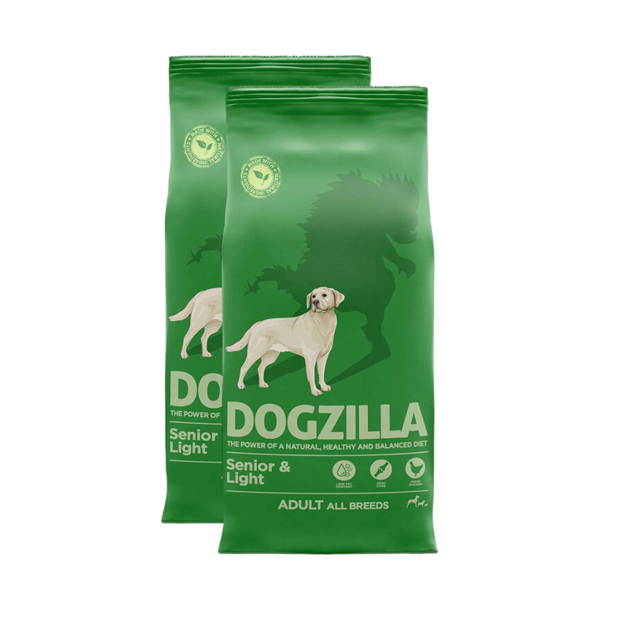 Dogzilla Senior Light pienso ¡Pack ahorro!