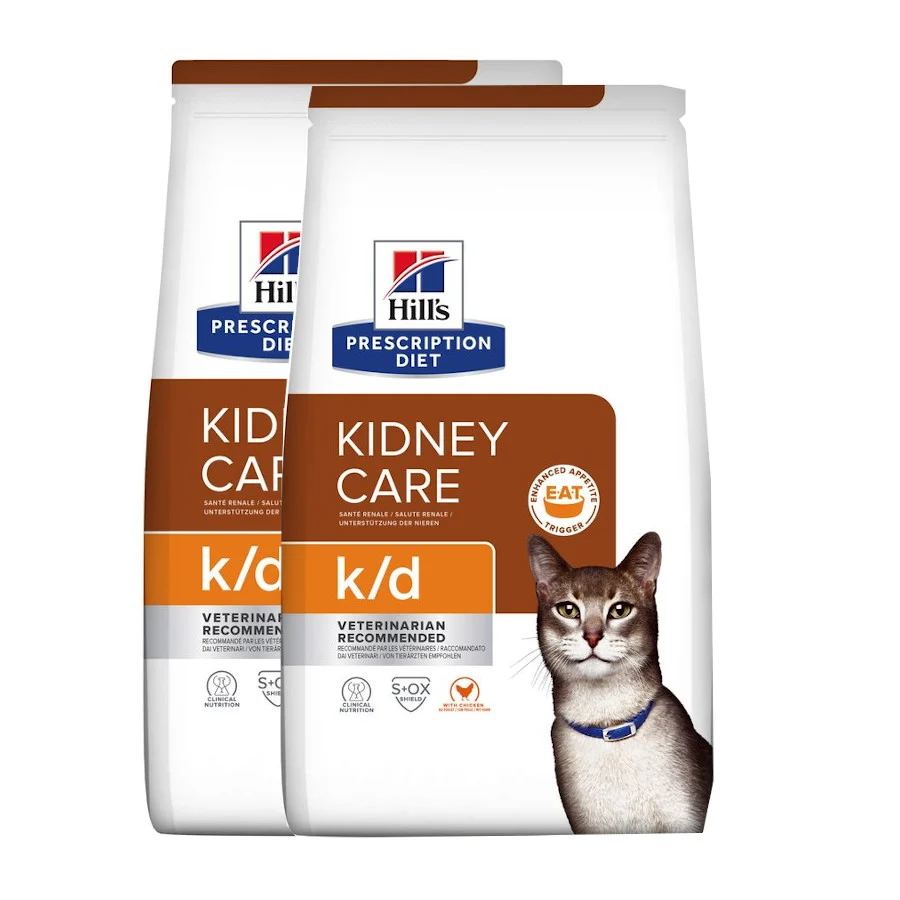 Hill's Prescription Diet Kidney Care k/d Pollo pienso para gatos ¡Pack ahorro!