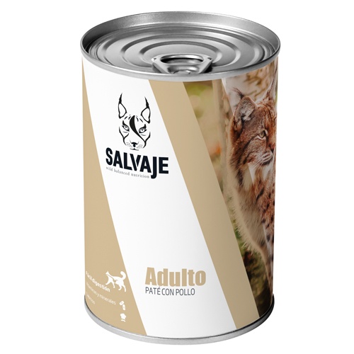 Imagen de Salvaje Original Adulto Pollo en paté lata para gatos