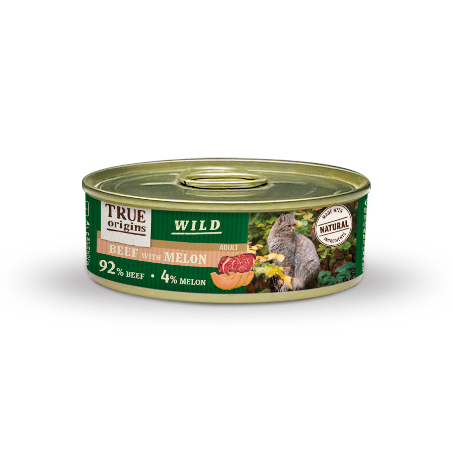 Imagen de True Origins Wild Adult Ternera y Melón lata para gatos