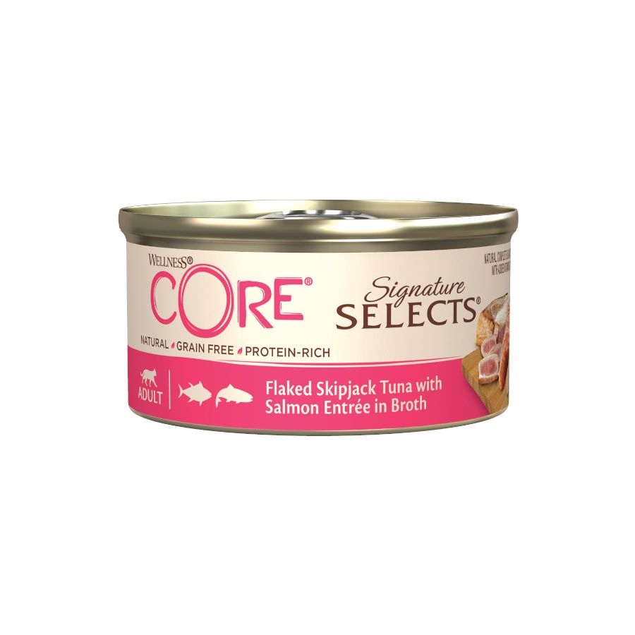 Imagen de Wellness Core Flaked Salmón lata para gatos