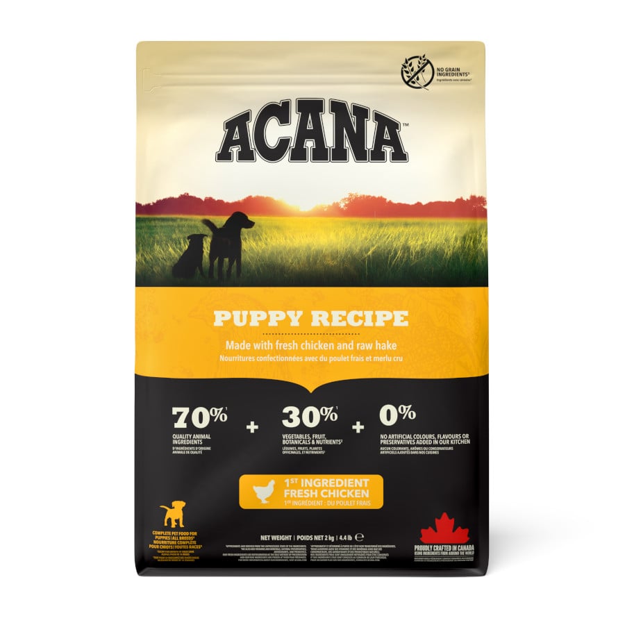 Acana – Pienso para perro Cachorro de raza mediana sabor pollo Acana. 2 Kg
