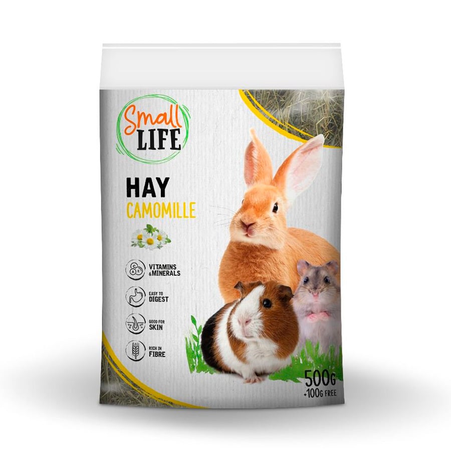 Small Life Heno de Manzanilla para roedores ¡Pack ahorro!