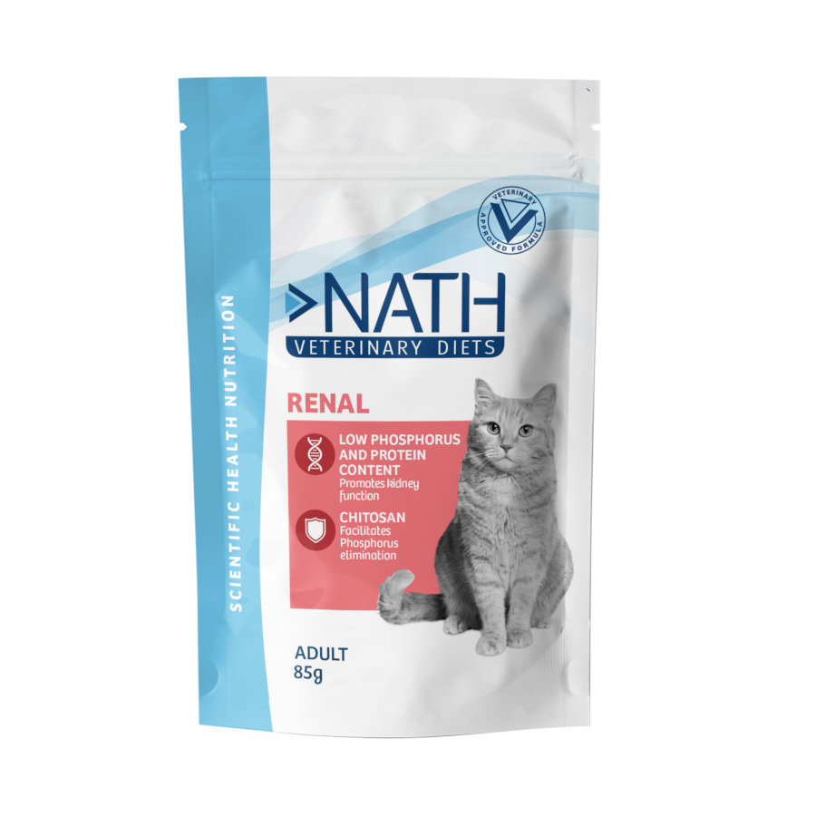 48 sobres x 85 g Nath Veterinary Diets Renal para gatos ¡Pack Ahorro!