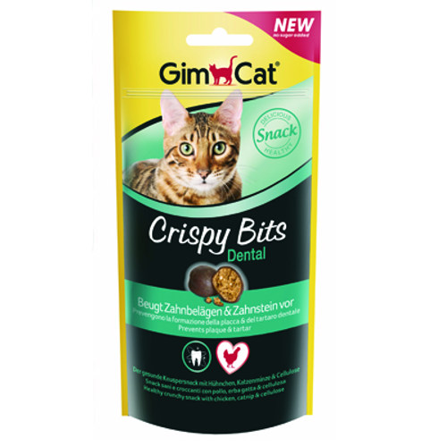 GimCat Crispy Bits Dental snack para gatos image number null