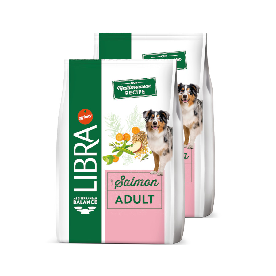 Libra Adult Salmón pienso para perros ¡Pack ahorro!