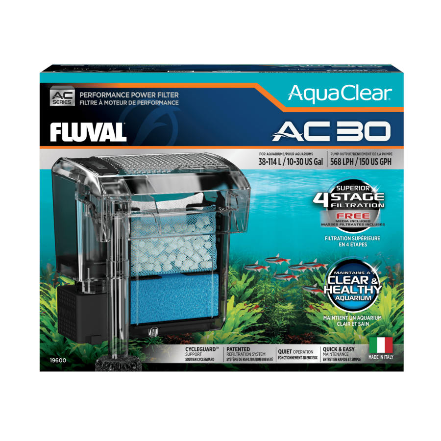 0.79 KG Fluval AquaClear AC Filtro Mochila para acuarios