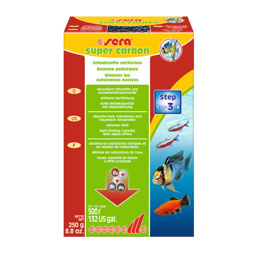 25 kg Sera Super Carbon Material para filtros