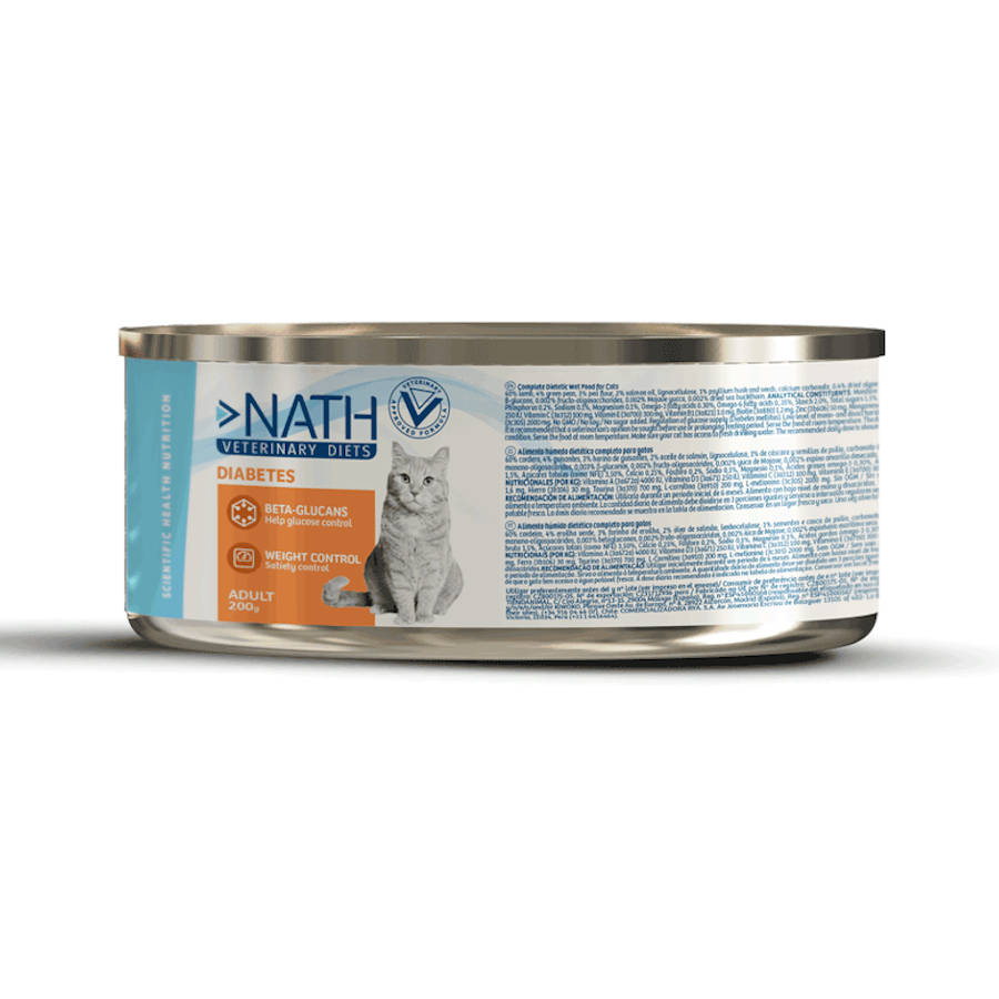 Nath Veterinary Diets Diabetic lata para gatos ¡Pack ahorro!
