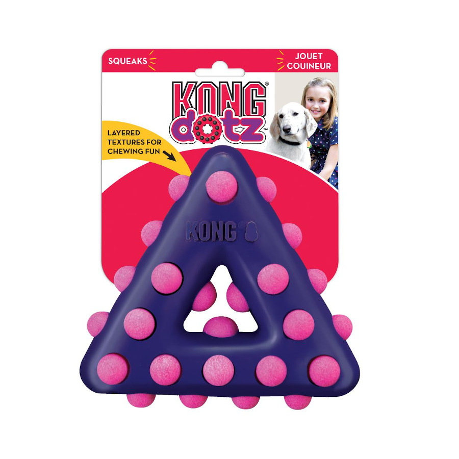 Imagen de Kong Dotz Triangle Mordedor para perros