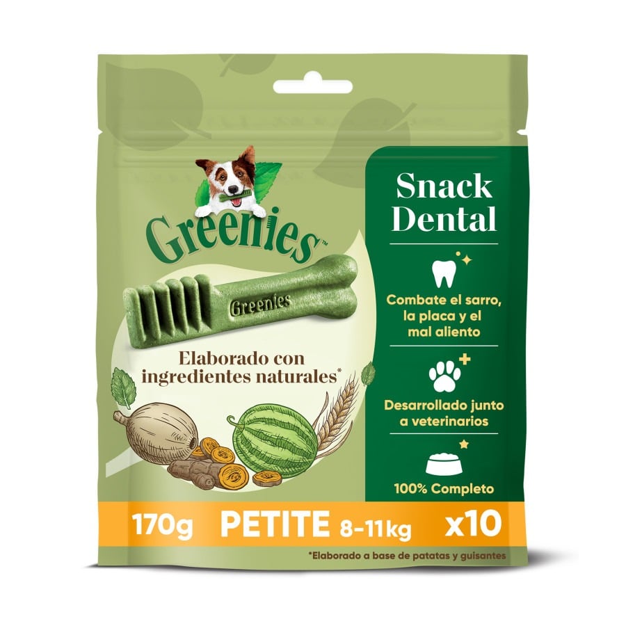 Greenies Petite Snacks Dentales Naturales para perros pequeños