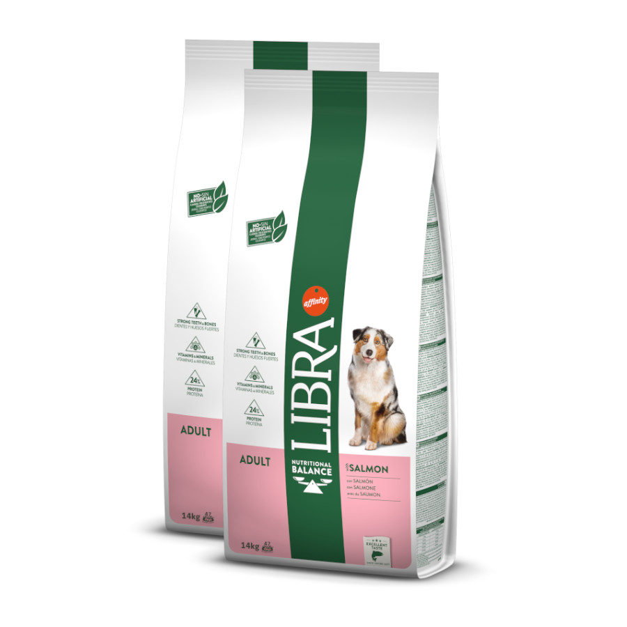 Libra Adult Salmón pienso para perros ¡Pack ahorro!