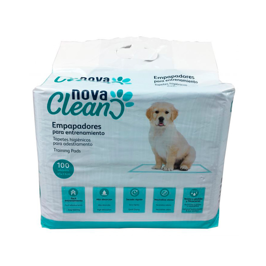 Nova Clean Pack 100 Empapadores de Entrenamiento para cachorros , , large image number null