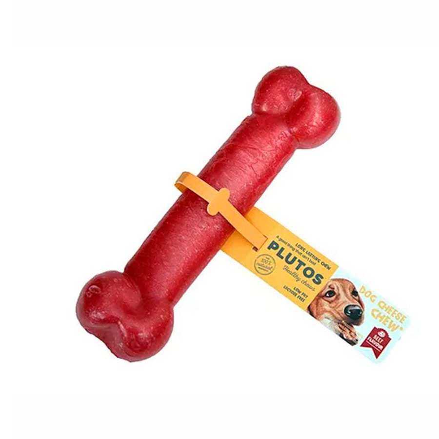 Plutos – Hueso para perros Plutos queso y carne de vaca. Talla S