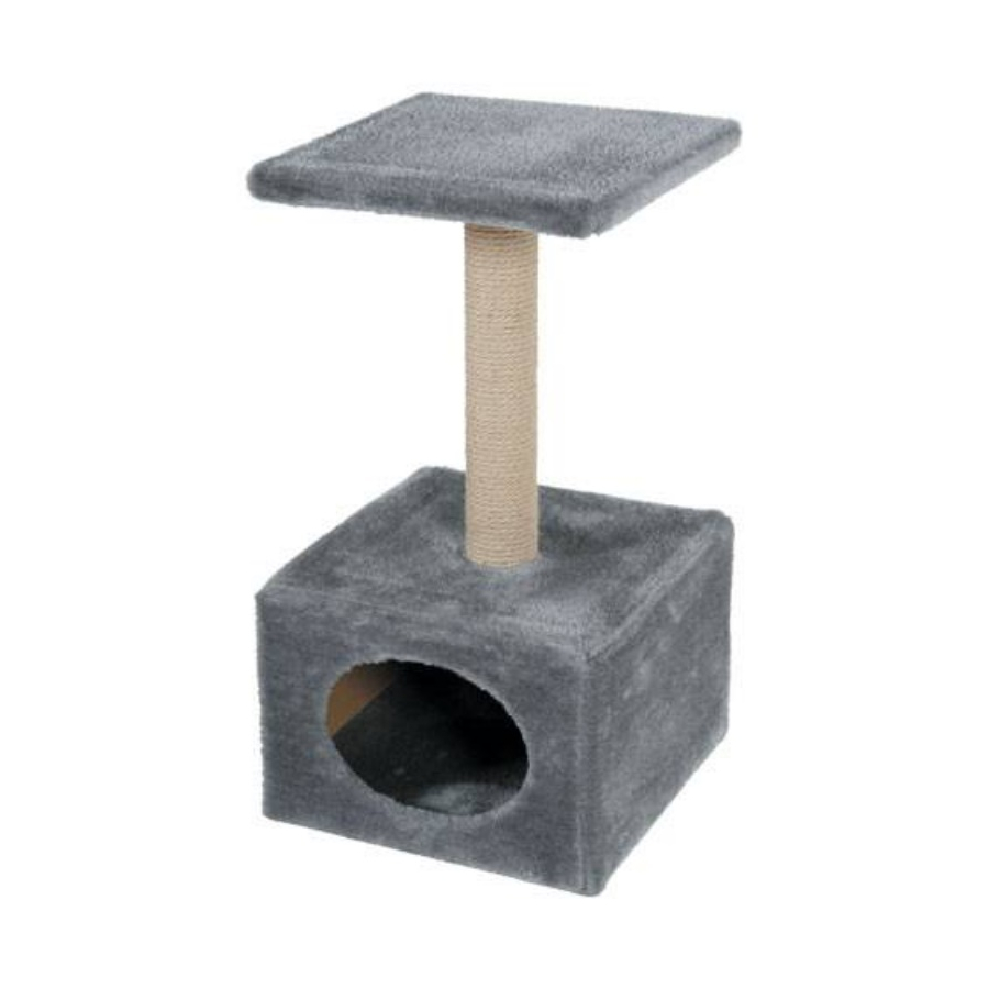 Imagen de Zolux Rascador con Cueva Solo Gris para Gato