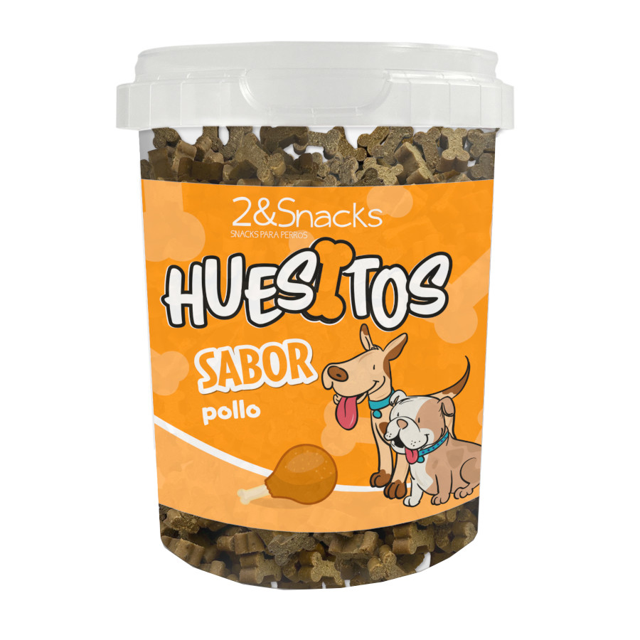 6 uds. x 100 g 2&Snacks Galletas Pollo para perros ¡Pack ahorro!