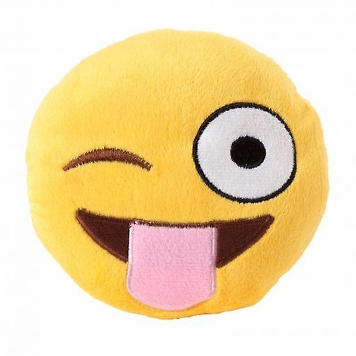 FuzzYard Emoji Tongue Out peluche resistente perro image number null
