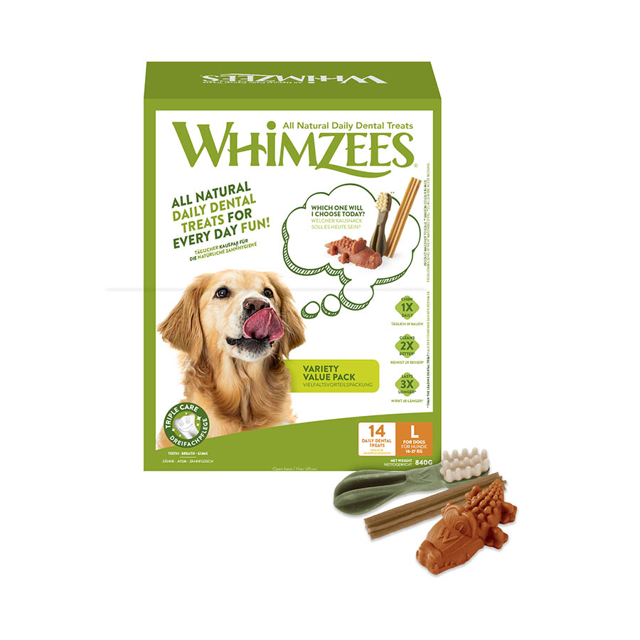 Adolescente golpear guardarropa Whimzees Snacks Dentales Naturales para perros | Kiwoko