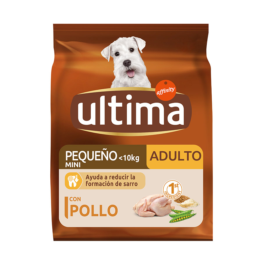 Ultima – Pienso para perros adultos minis Ultima pollo. 7 Kg