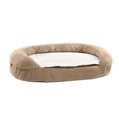 TK-Pet cama ortopédica ovalada color marrón perros image number null