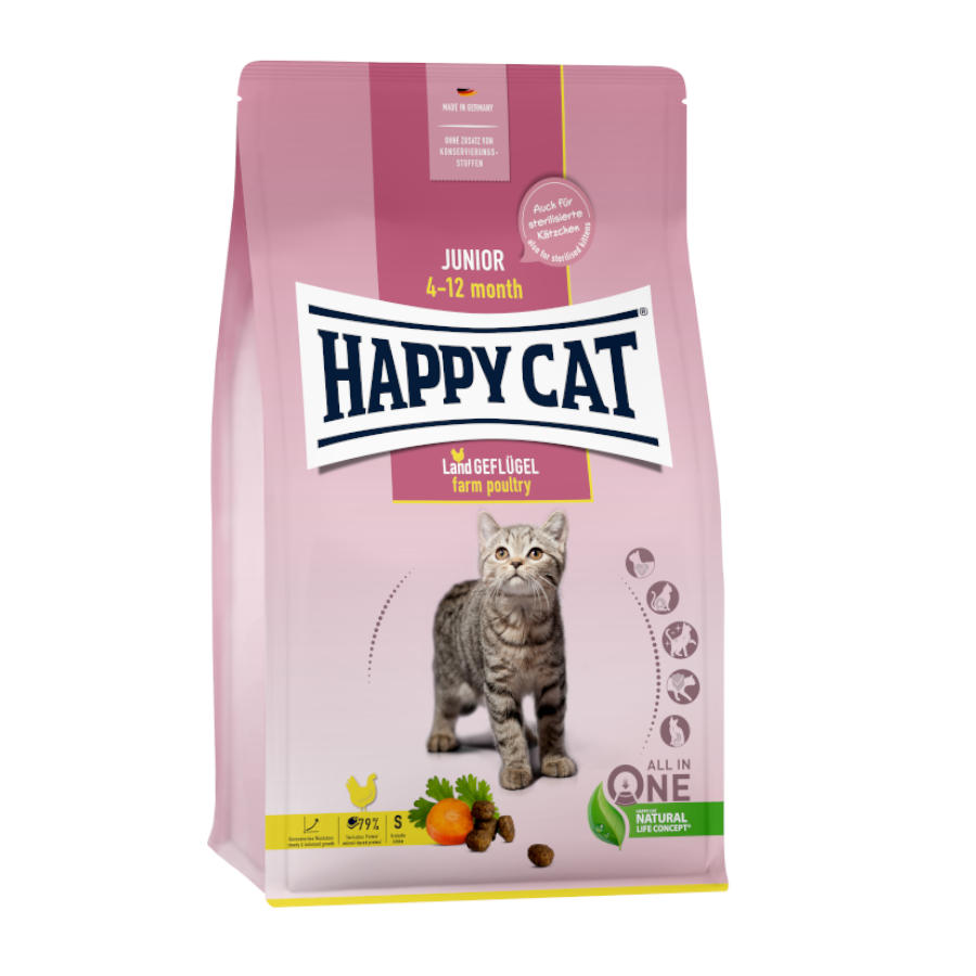 Happy Cat Junior Ave pienso , , large image number null