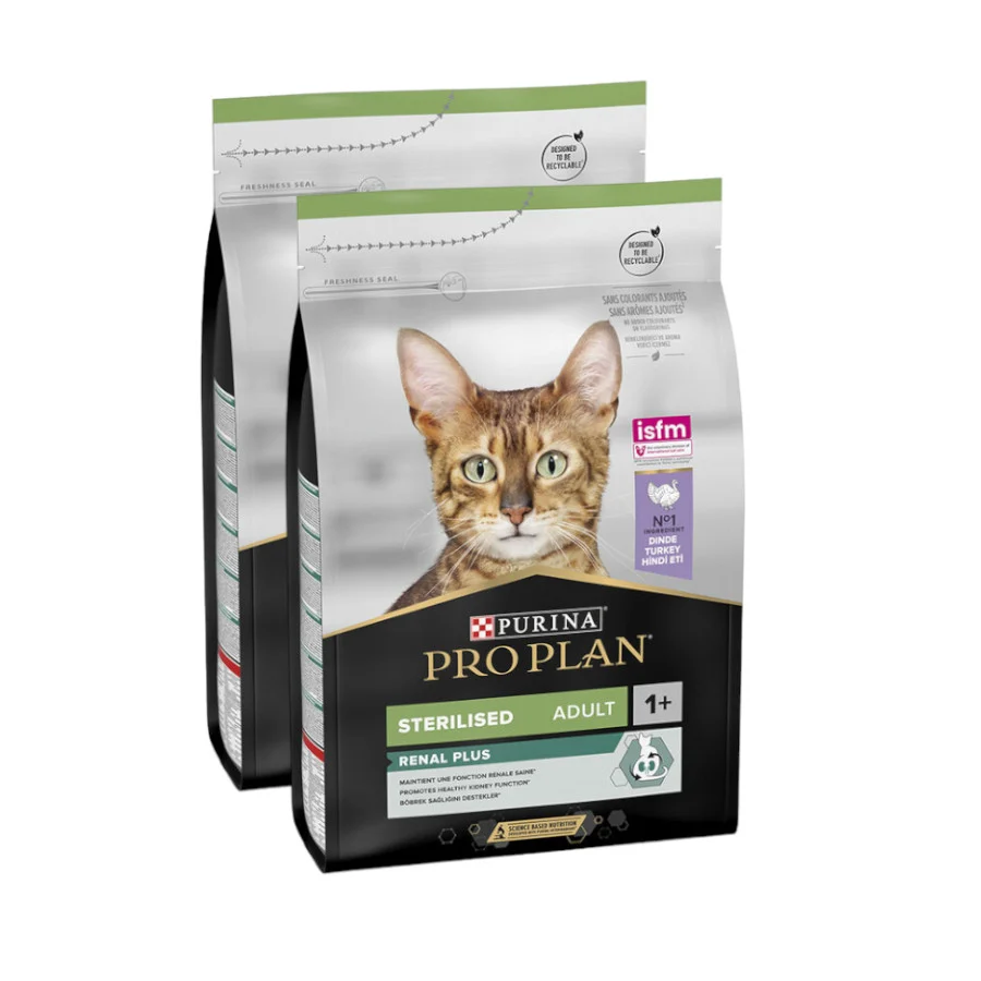 Pro Plan Adult Sterilized Pavo Pienso para gatos ¡Pack ahorro!