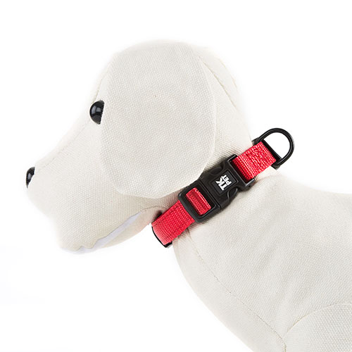 Collar para perros TK-Pet Neo Classic rojo de Nylon y neopreno