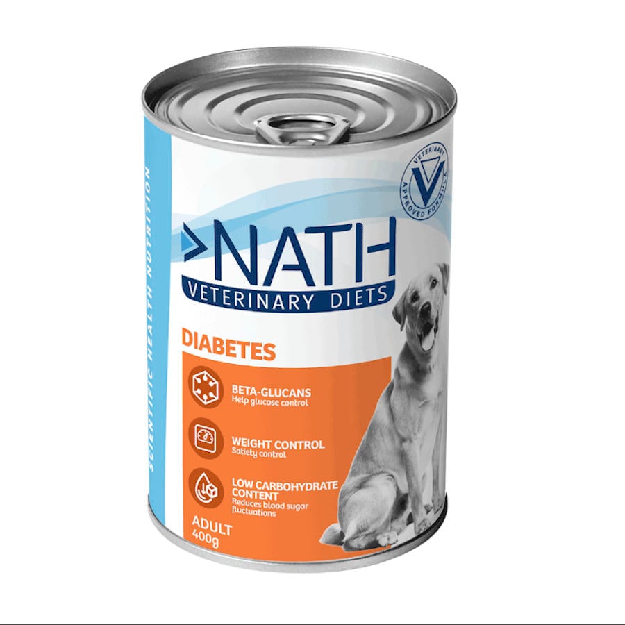 Nath Veterinary Diets Diabetes Cordero lata para perros ¡Pack ahorro!