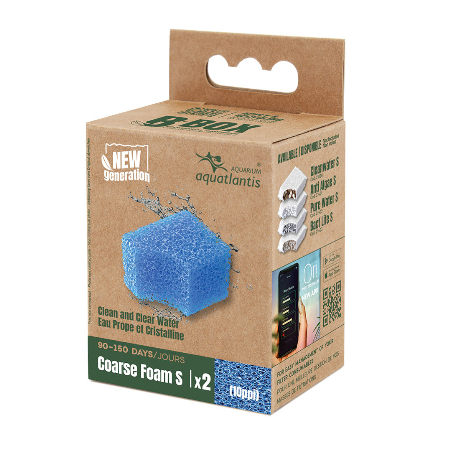 0.01 KG Aquatlantis B-Box Coarse Foam Filtro para acuarios