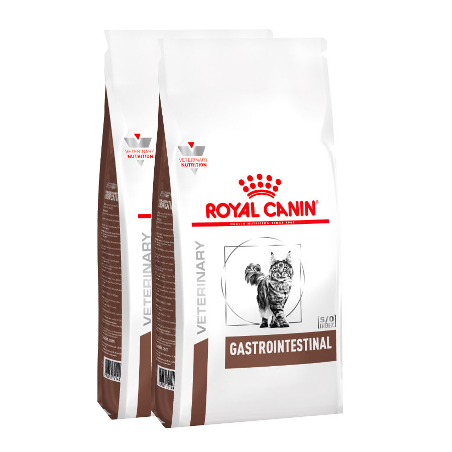 Royal Canin Feline Veterinary Diet Gastro Intestinal - 2x4 kg Pack Ahorro