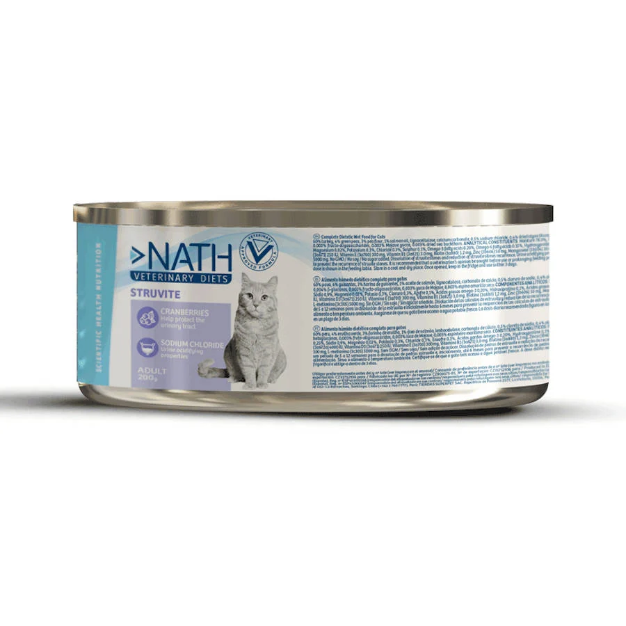 Nath Veterinary Diets Struvite lata para gatos ¡Pack ahorro!
