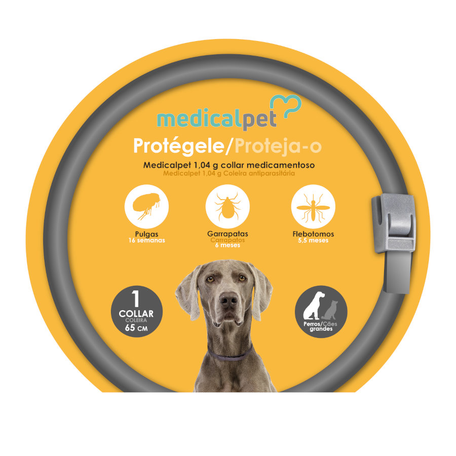 collar  cm Medicalpet Collar Antiparasitario para perros grandes