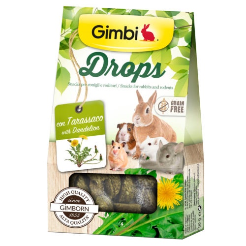 Imagen de Gimbi Drops Chuches Diente de León para roedores