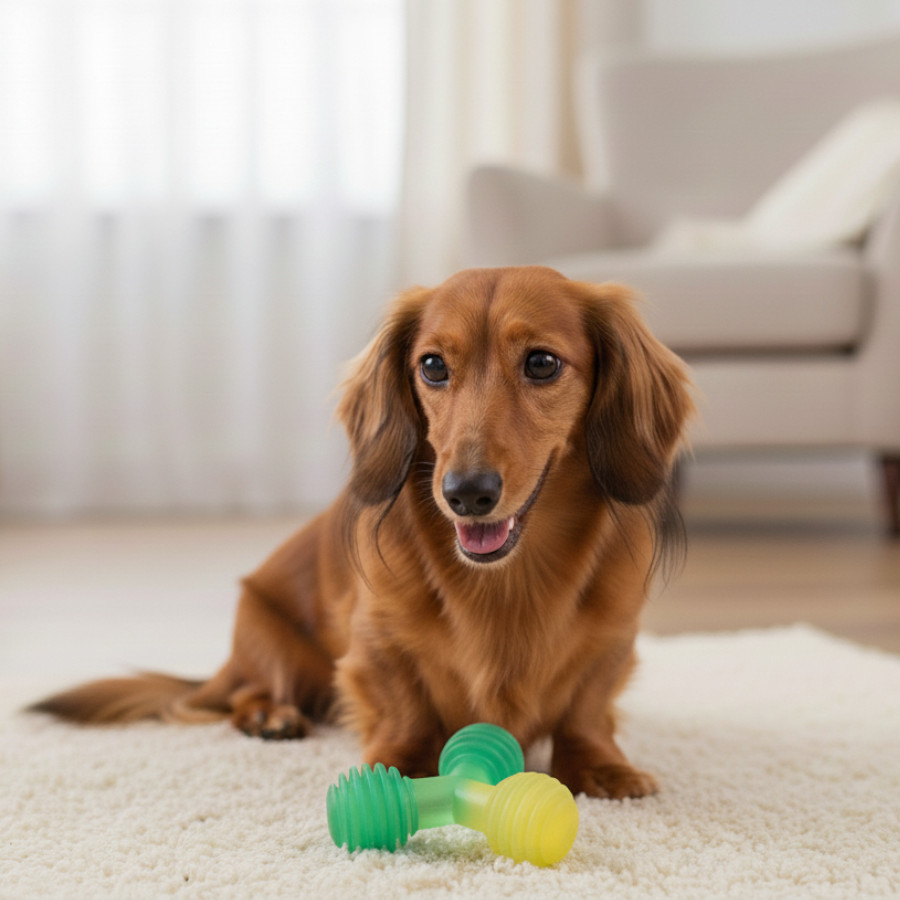 Tootoy! Mordedor de Pelotas en Triángulo Verde para perros