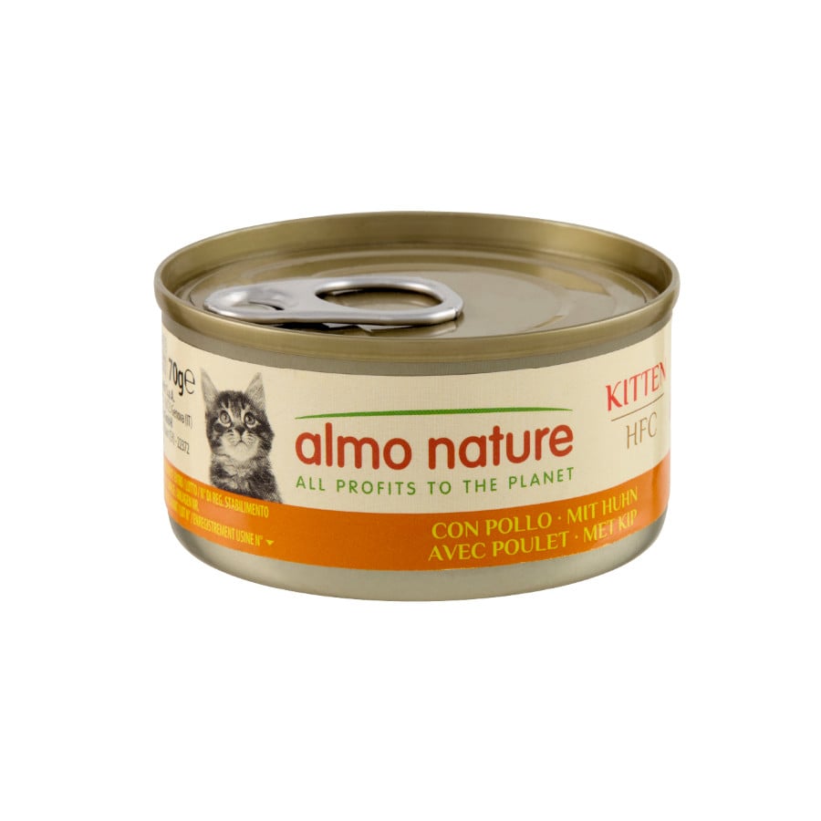 Imagen de Almo Nature Kitten HFC Pollo lata para gatos