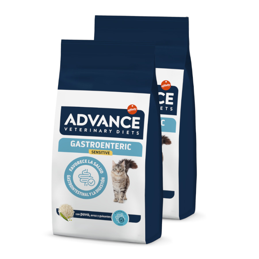 Advance Veterinary Diets Gastroenteric Sensitive pienso para gatos ¡Pack ahorro!