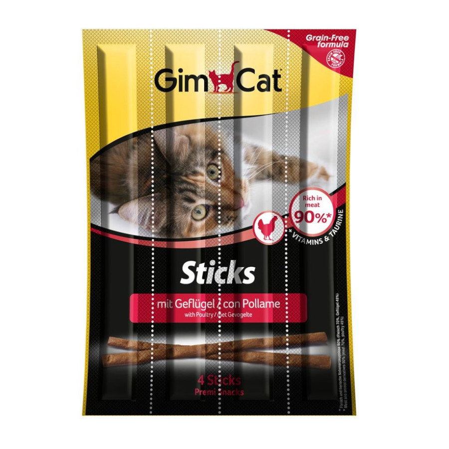 GimCat Palitos de Pollo e Hígado para gatos, , large image number null
