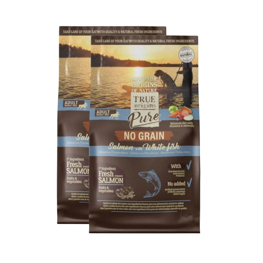 True Origins Pure Salmón pienso para perros ¡Pack ahorro!